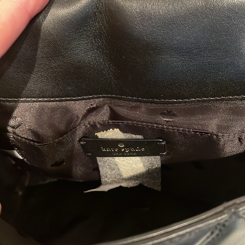 Kate Spade Natalia Quilted Black Leather Shoulder/Crossbody Like New! MSRP $329 - Picture 7 of 7
